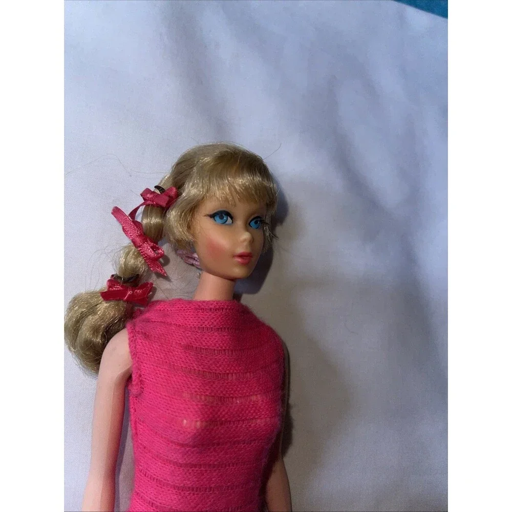 WORKS VTG Mattel Talking Barbie Doll Mexico Mod 1967 Repaired To Work Mint Hair